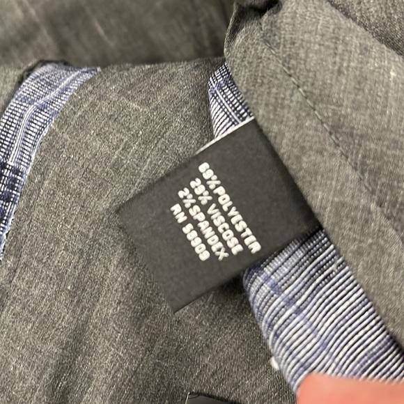 NWT $80  Murano
Evan Extra Slim Fit Flat Front Plaid Dress Pants - Picture 5 of 7